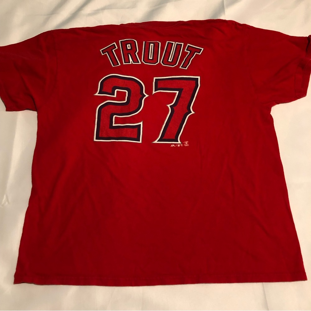 Anaheim Angels Mike Trout T-Shirt Jersey XL